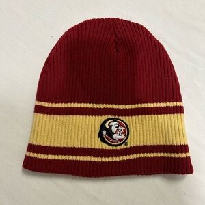 FSU Florida State Seminoles NCAA Winter Beanie Sport Hat Skully Cap The Game Vtg